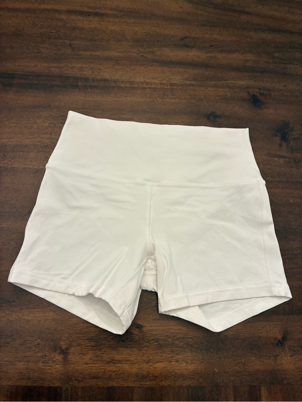Lululemon Align High-Rise Short 4" White Women’s 8 Biker Shorts